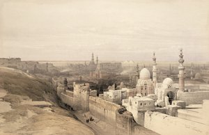 Caïro kijkend naar het westen, uit Egypte en Nubië, Vol.3
